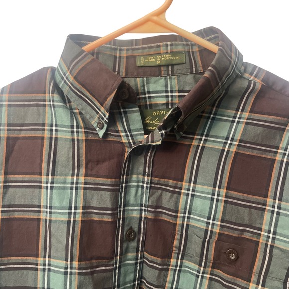 Orvis Charles F. Orvis Signature Collection Medium Plaid Button Up‎ Shirt Men's - Picture 6 of 7